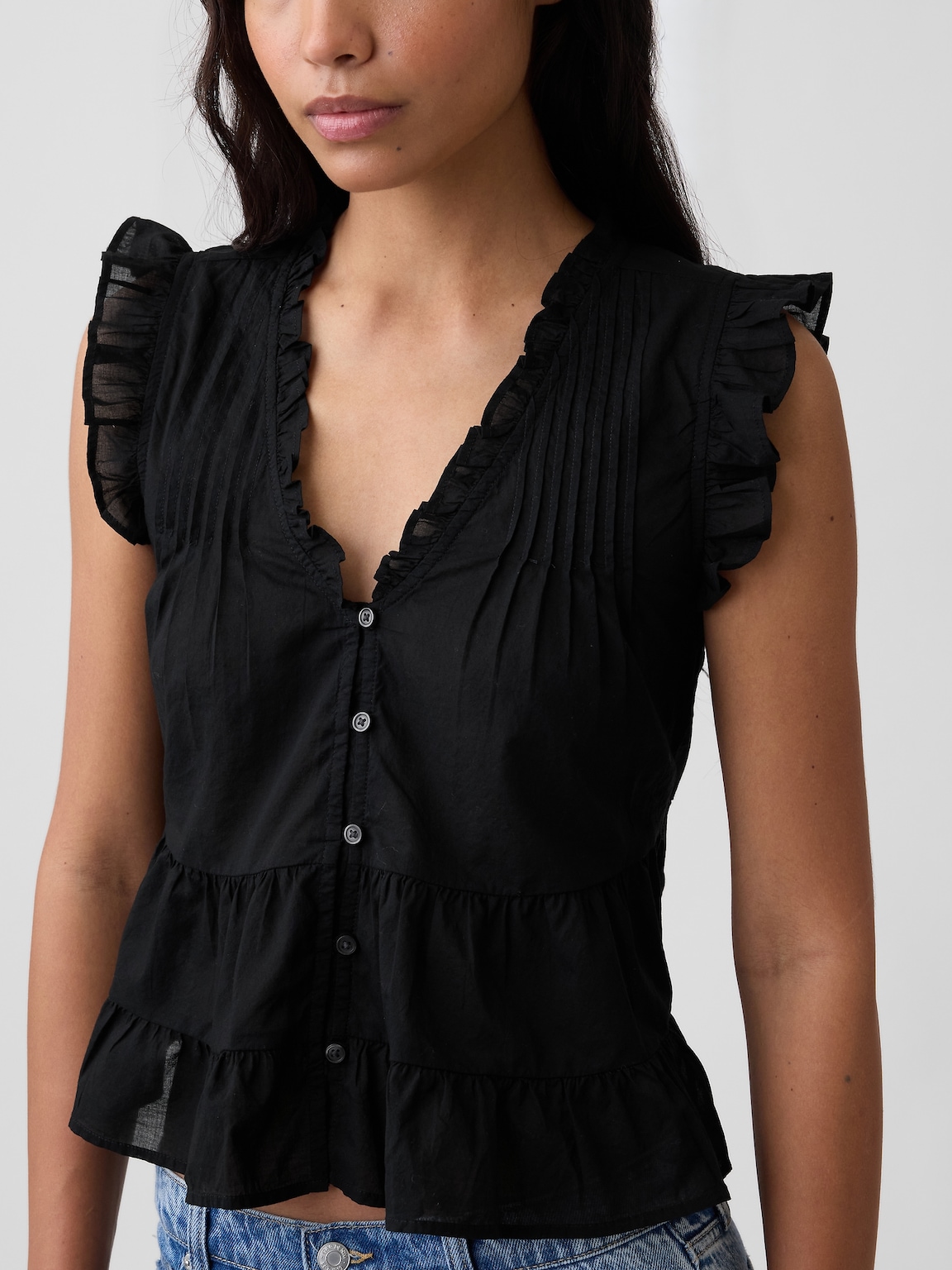 Tiered Ruffle Top