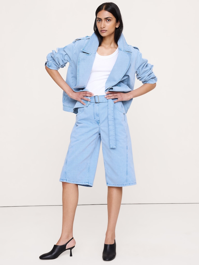 16" Cotton Long Bermuda Short