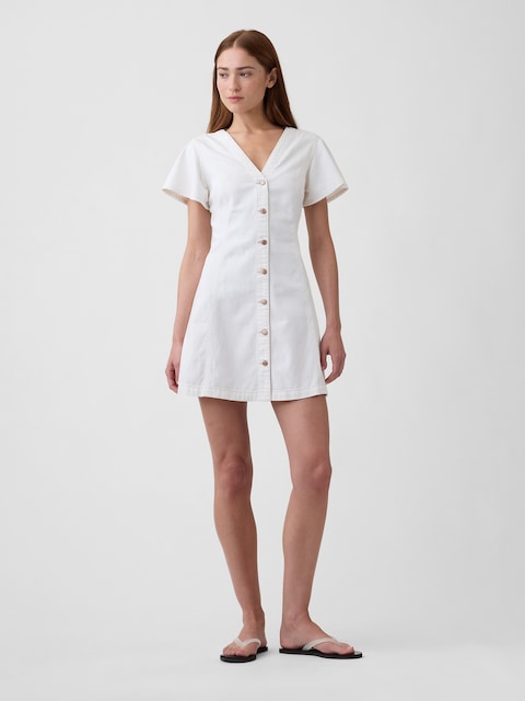 white petite dress Petite Dress White | Petite Clothing for Women | Trendy Petite Dresses | Petite Fashion | Petite Studio main image 1