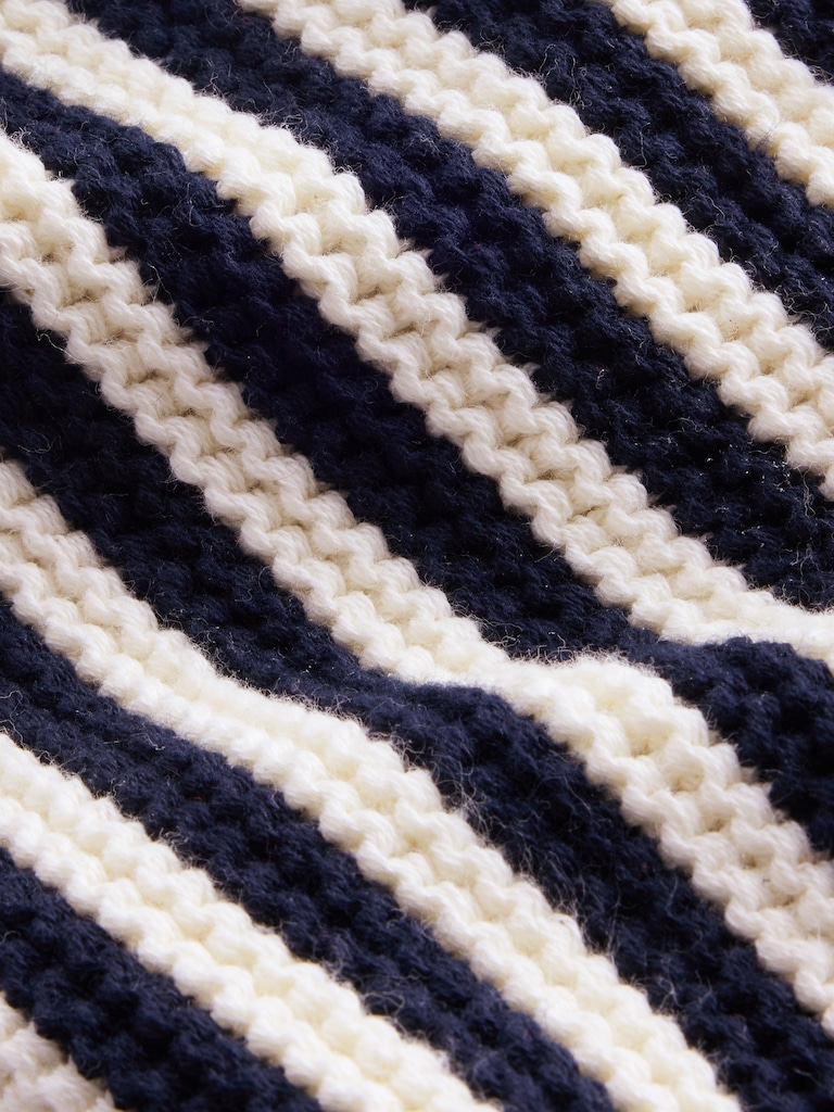 Crochet Stripe Mini Bag