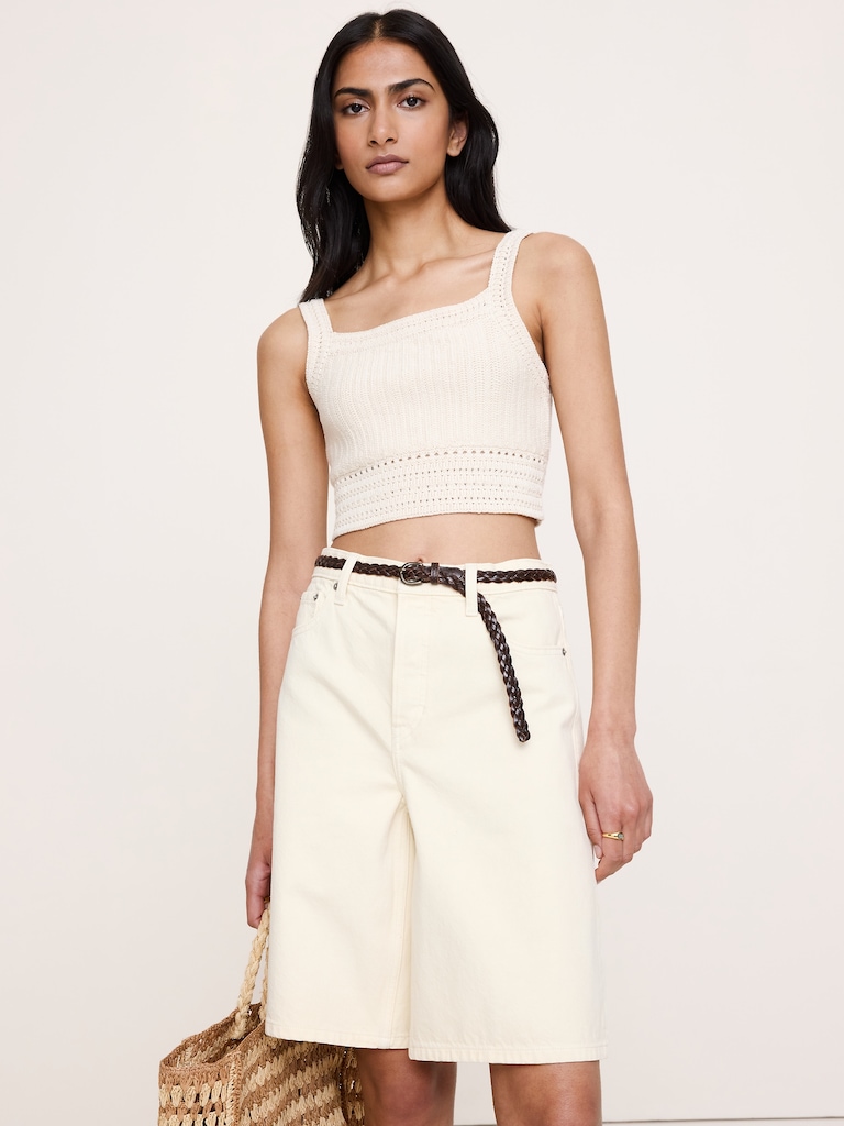 Cotton Crochet Bralette