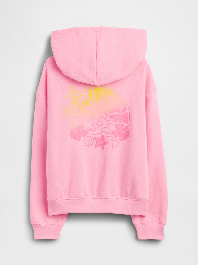 Kids Relaxed Gap Logo Zip Hoodie