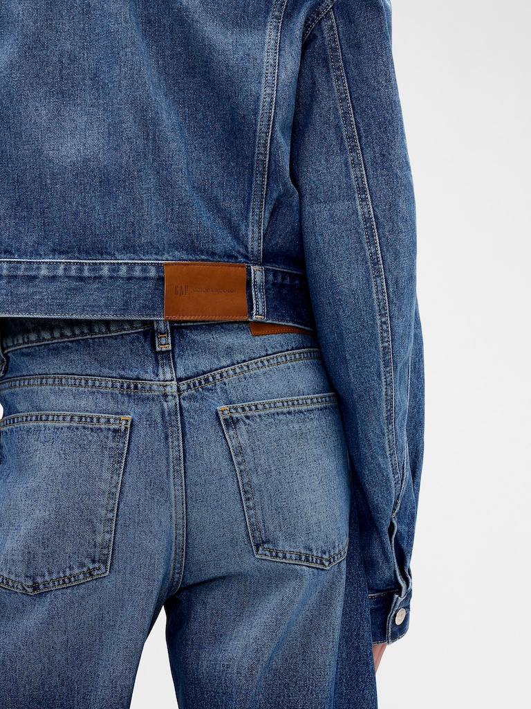Gap × Victoria Beckham Relaxed Crop Denim Jacket