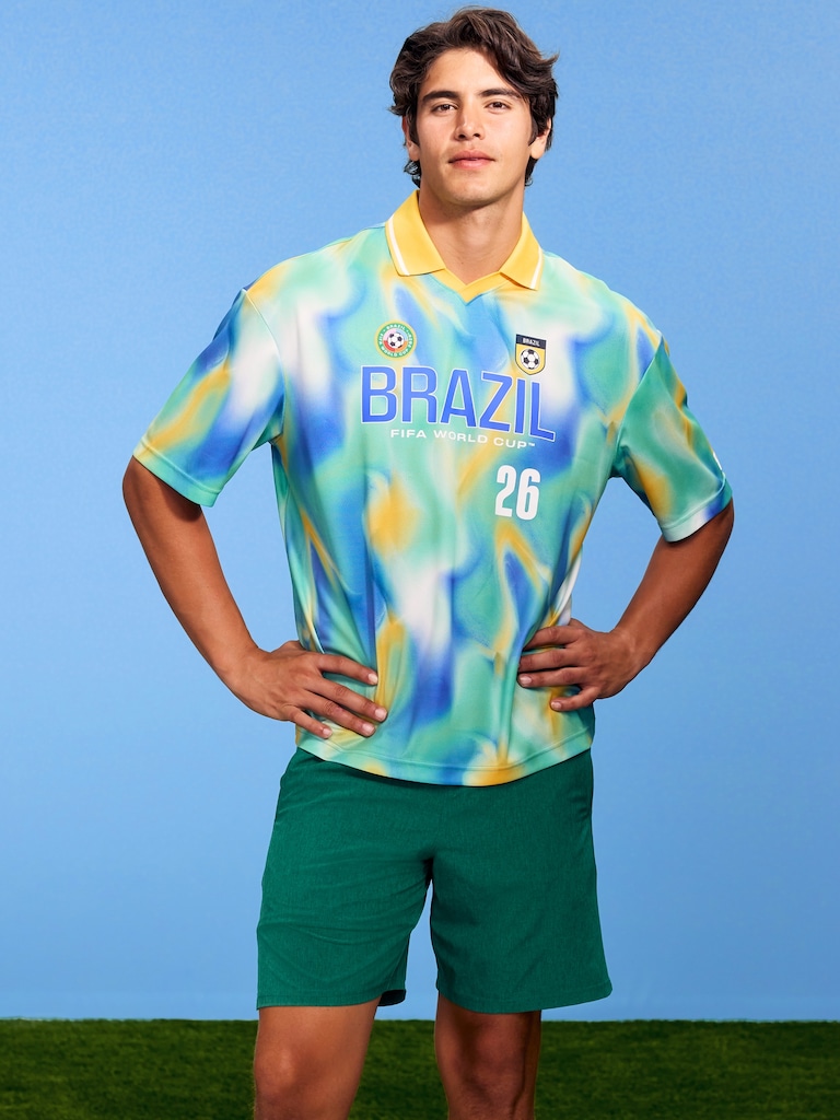 FIFA World Cup 26™ Brazil Lifestyle Collared Jersey T-Shirt for Men