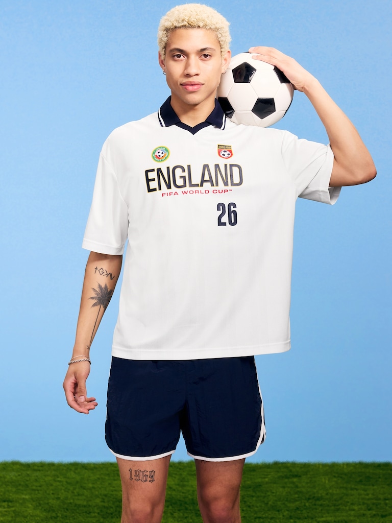 FIFA World Cup 26™ England Lifestyle Collared Jersey T-Shirt for Men