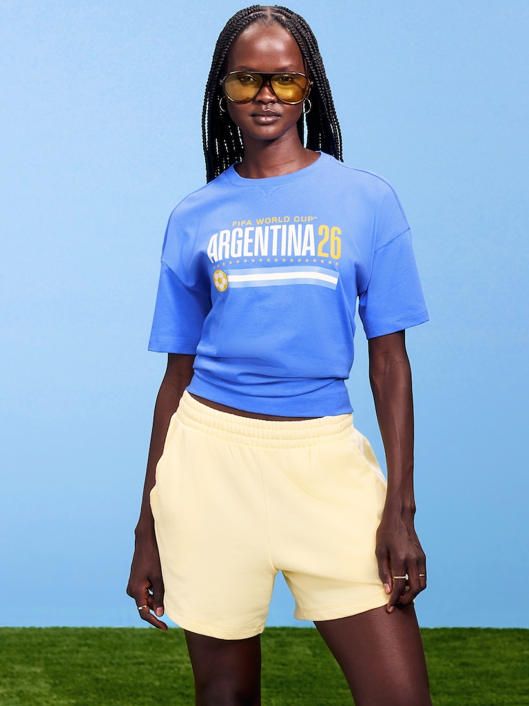 FIFA World Cup 26™ Argentina Vintage Crew-Neck T-Shirt for Women