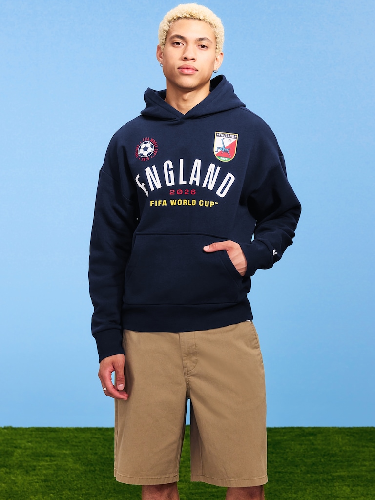 FIFA World Cup 26™ England Oversized Pullover Hoodie for Men