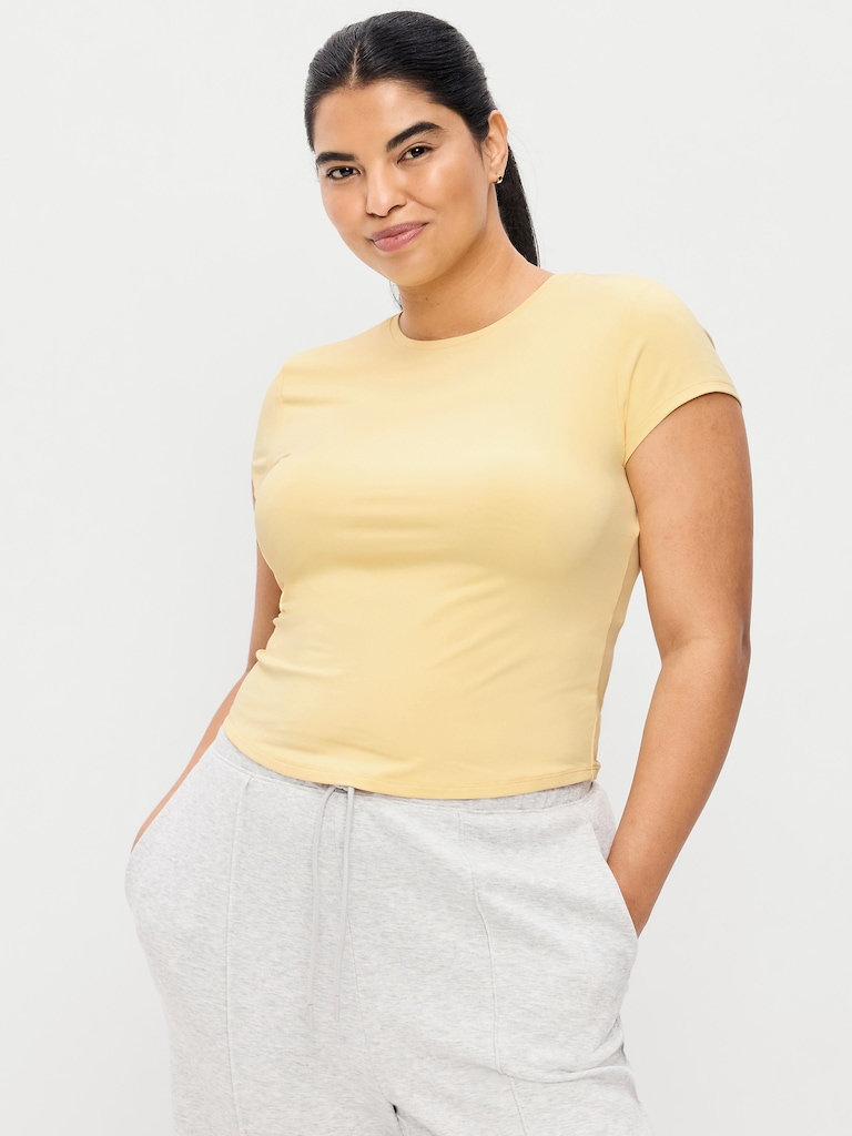 StudioSmooth Short-Sleeve Base Layer Top