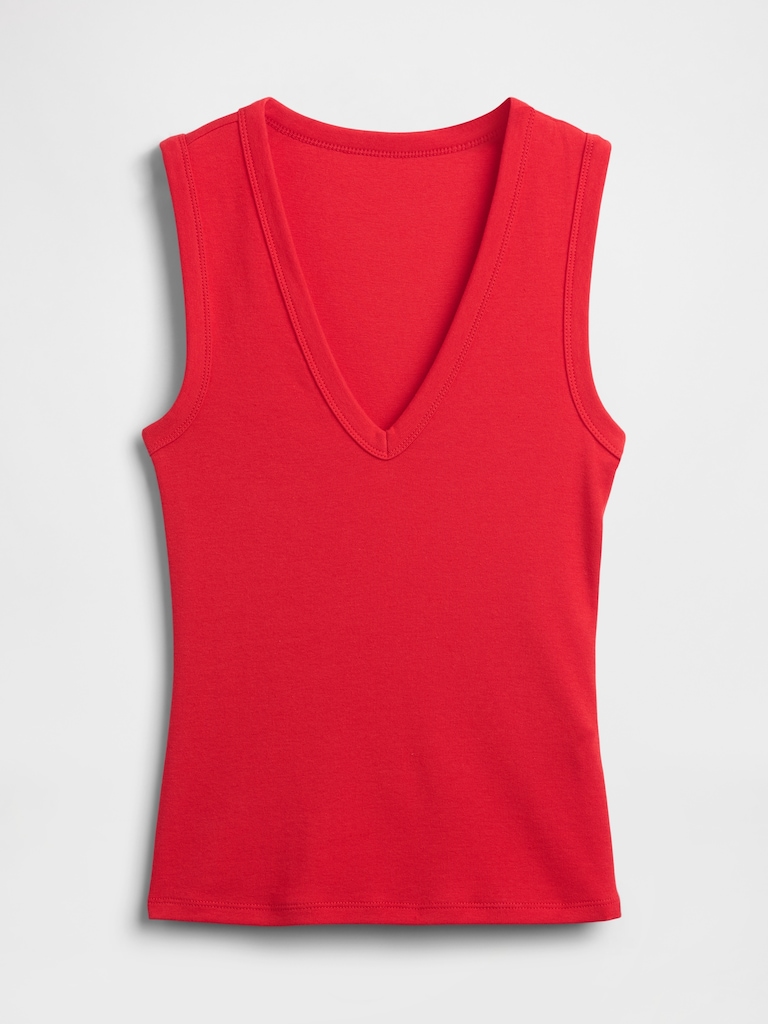 Modern V-Neck Tank Top