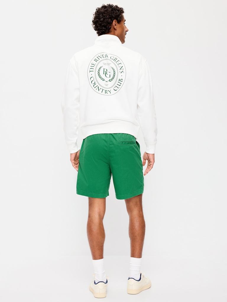 Twill Jogger Shorts -- 7-inch inseam