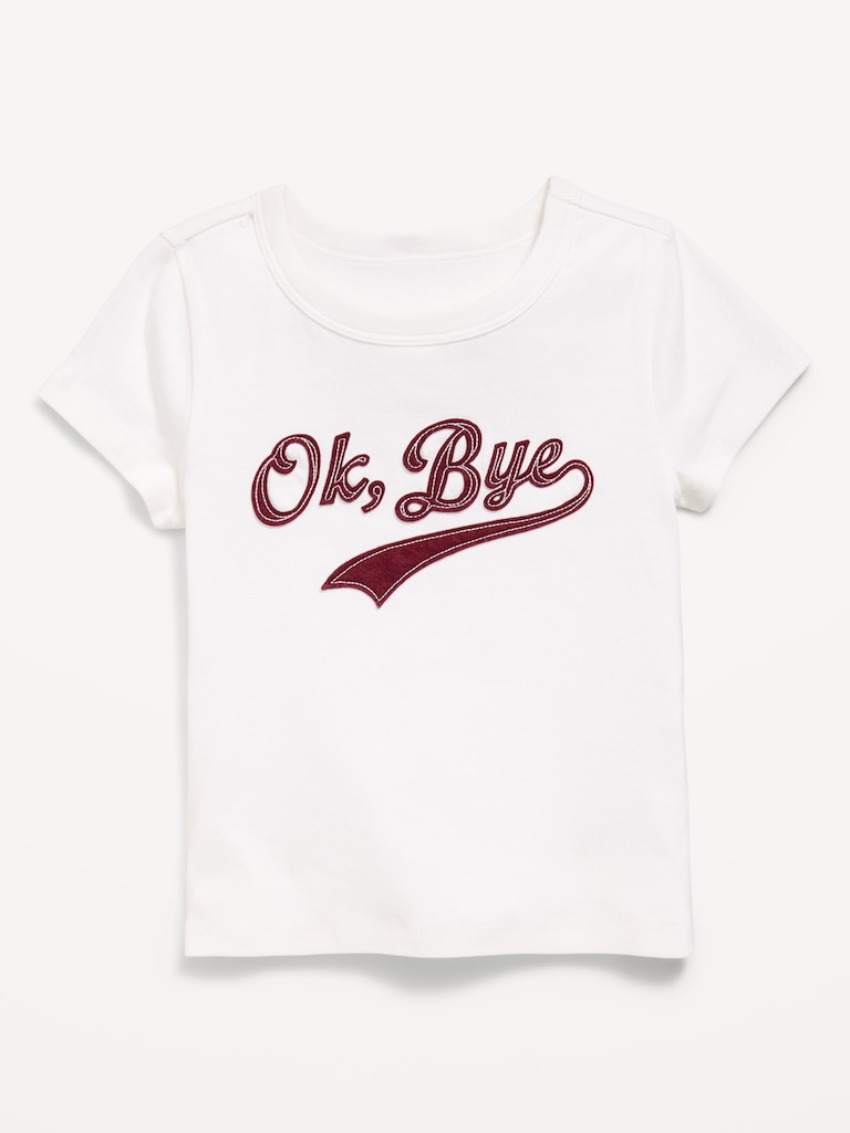 Fitted Short-Sleeve T-Shirt for Girls