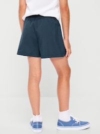 High-Waisted StretchTech Performance Shorts for Girls