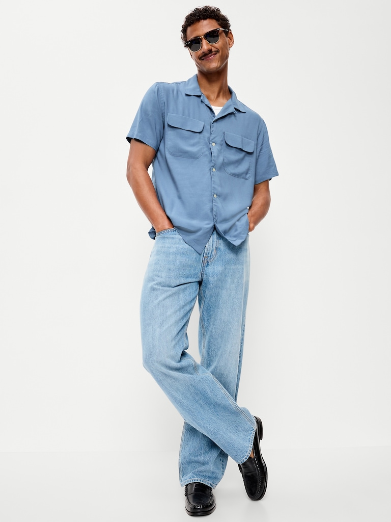 Short-Sleeve Camp Shirt