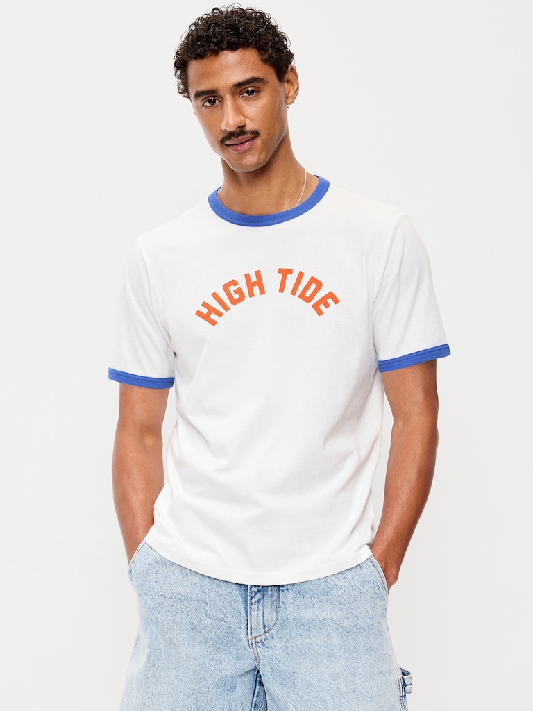 Graphic Ringer T-Shirt