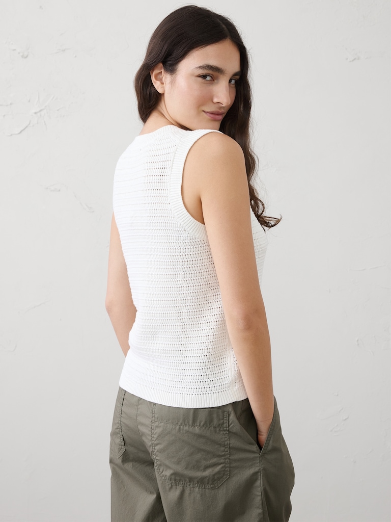 Textured Sweater Shell