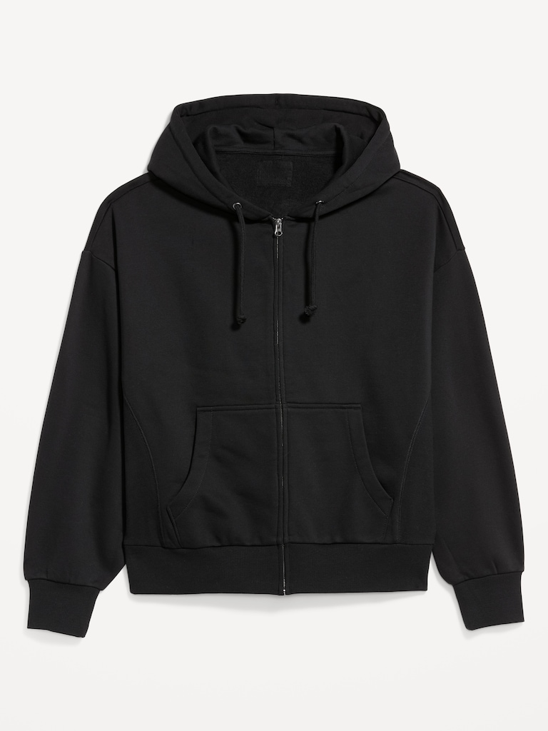 Oversized Heavyweight Full-Zip Rotation Hoodie
