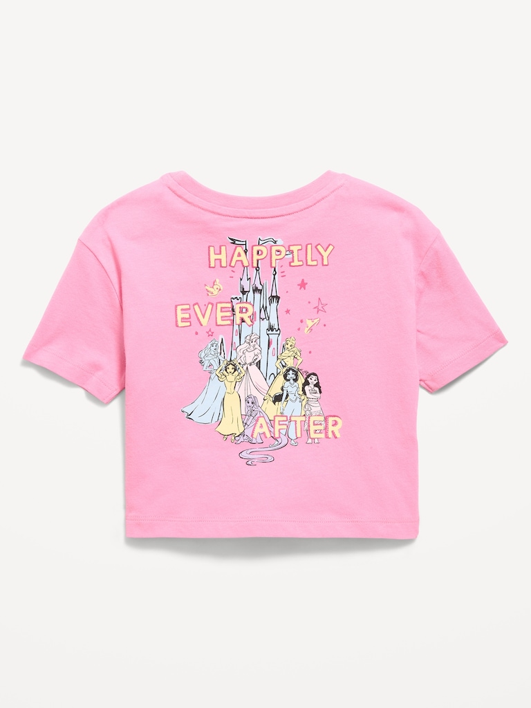 Disney© Princess Oversized Boxy Graphic T-Shirt for Toddler Girls