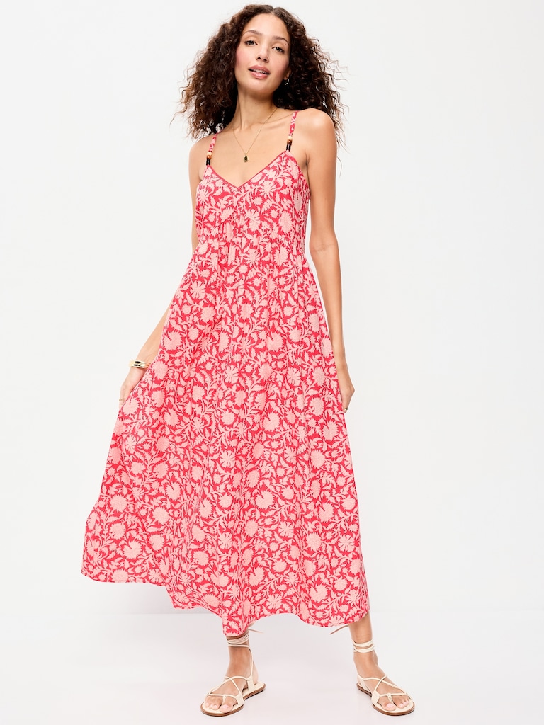 Sleeveless Boho Maxi Dress