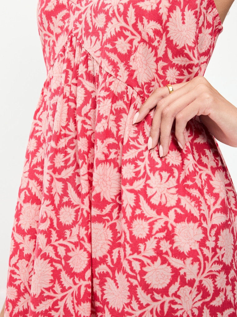 Sleeveless Boho Maxi Dress