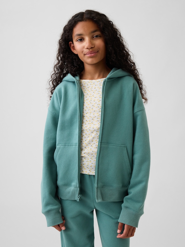 Kids VintageSoft Relaxed Zip Hoodie