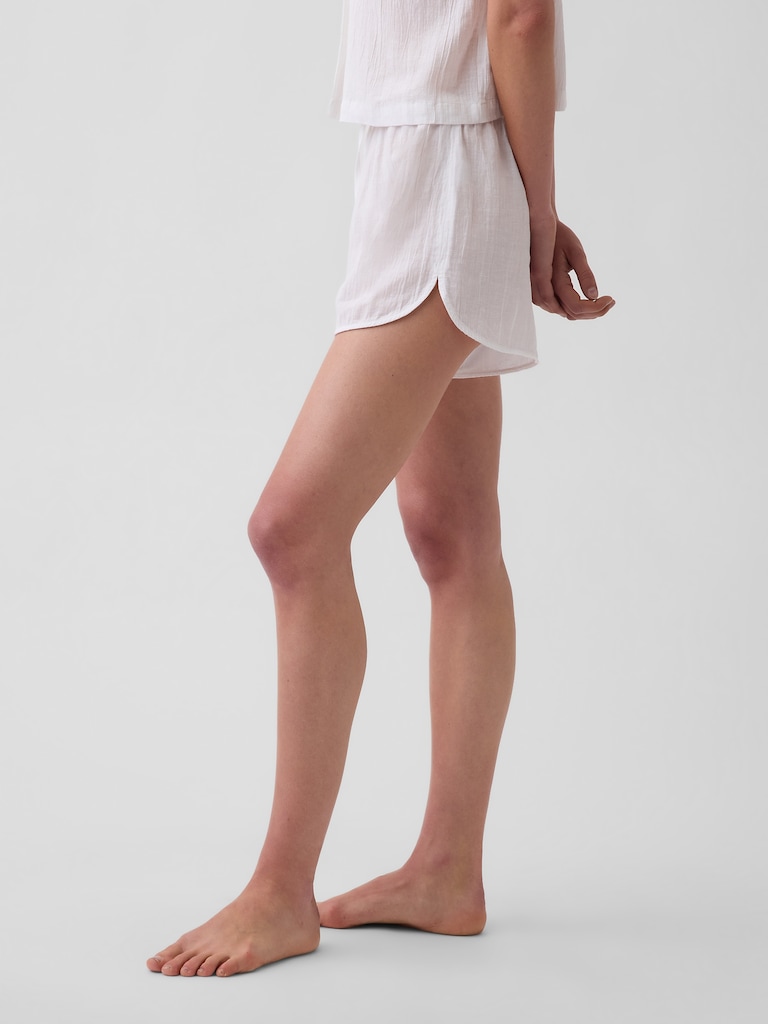 Crinkle Gauze PJ Shorts