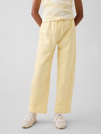 Kids VintageSoft Relaxed Lace-Trim Barrel Joggers