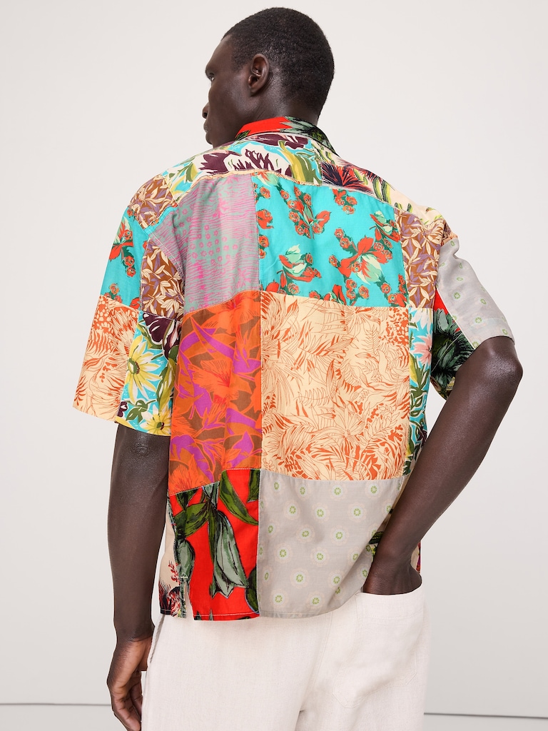 Chemise de vacances décontractée en coton léger