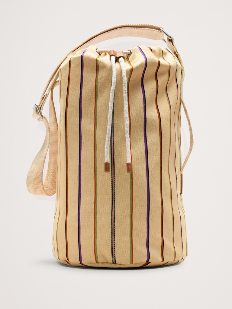 Cotton Canvas Crossbody Bag