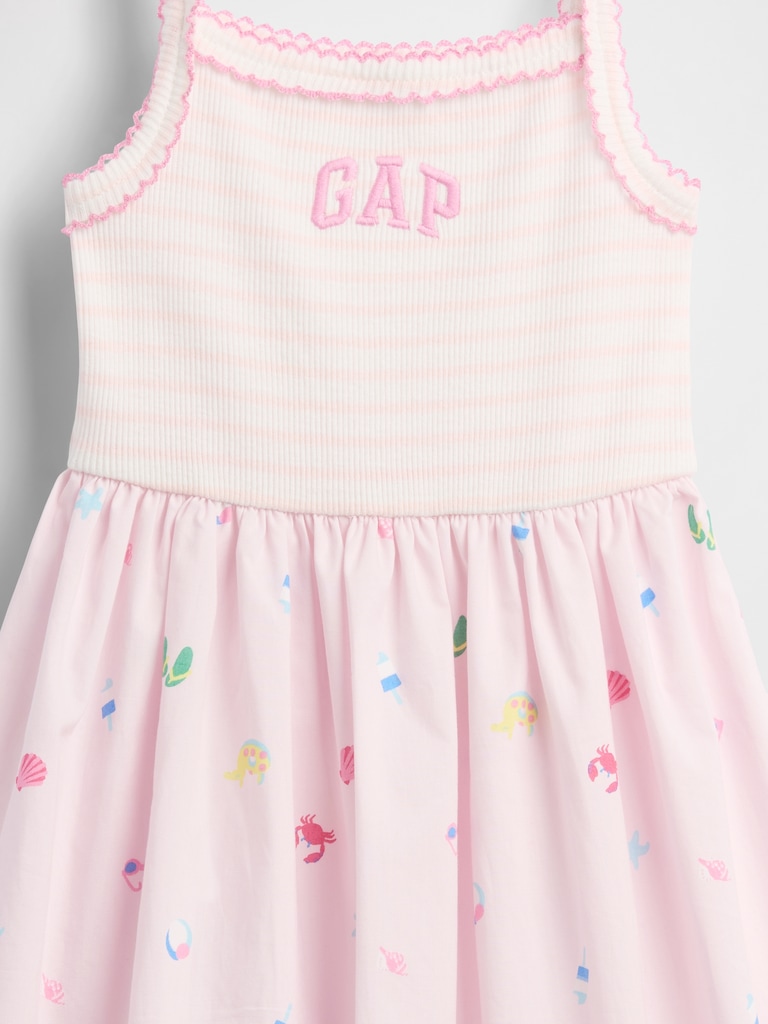 Baby & Toddler Mixed Media Apron Dress