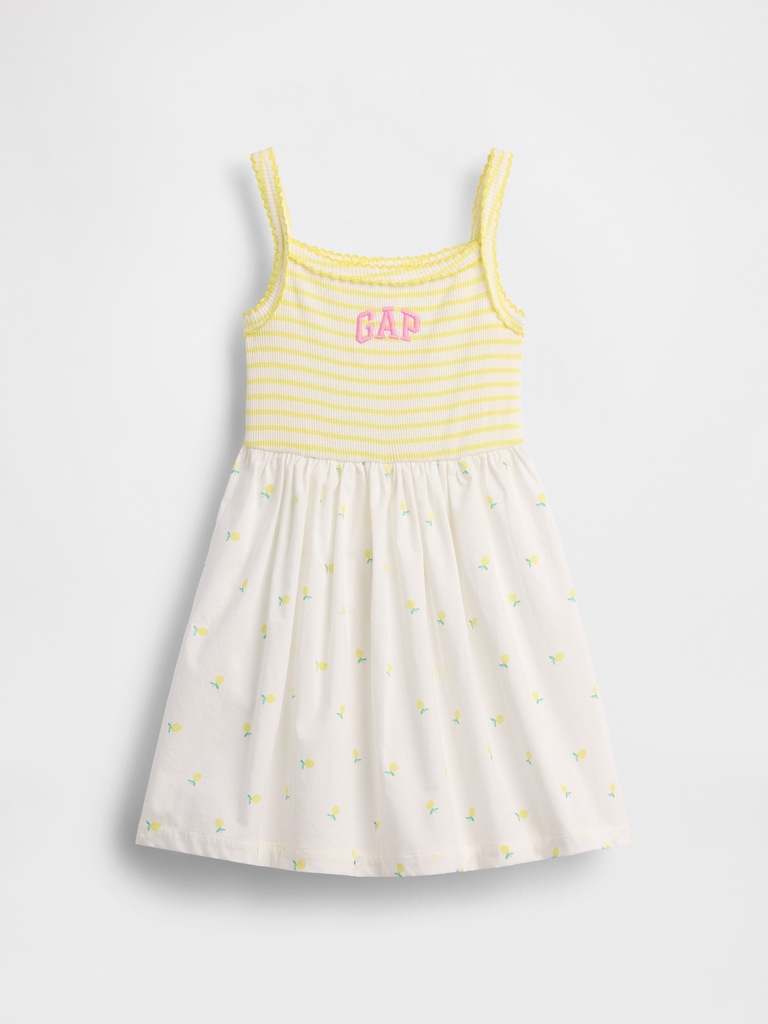 Baby & Toddler Mixed Media Apron Dress