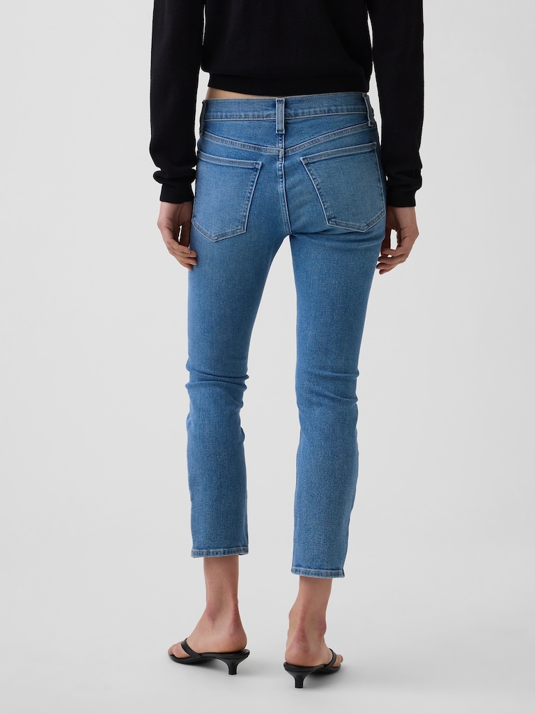 Low Rise Capri Jeans
