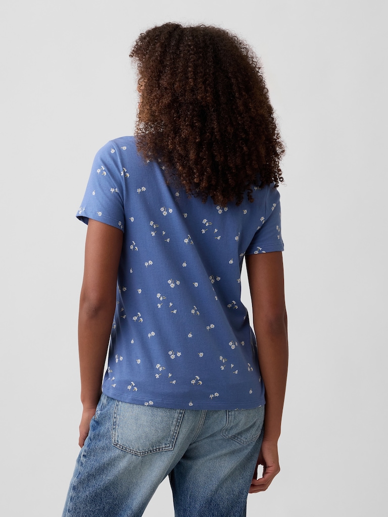 Favorite Print V-Neck T-Shirt