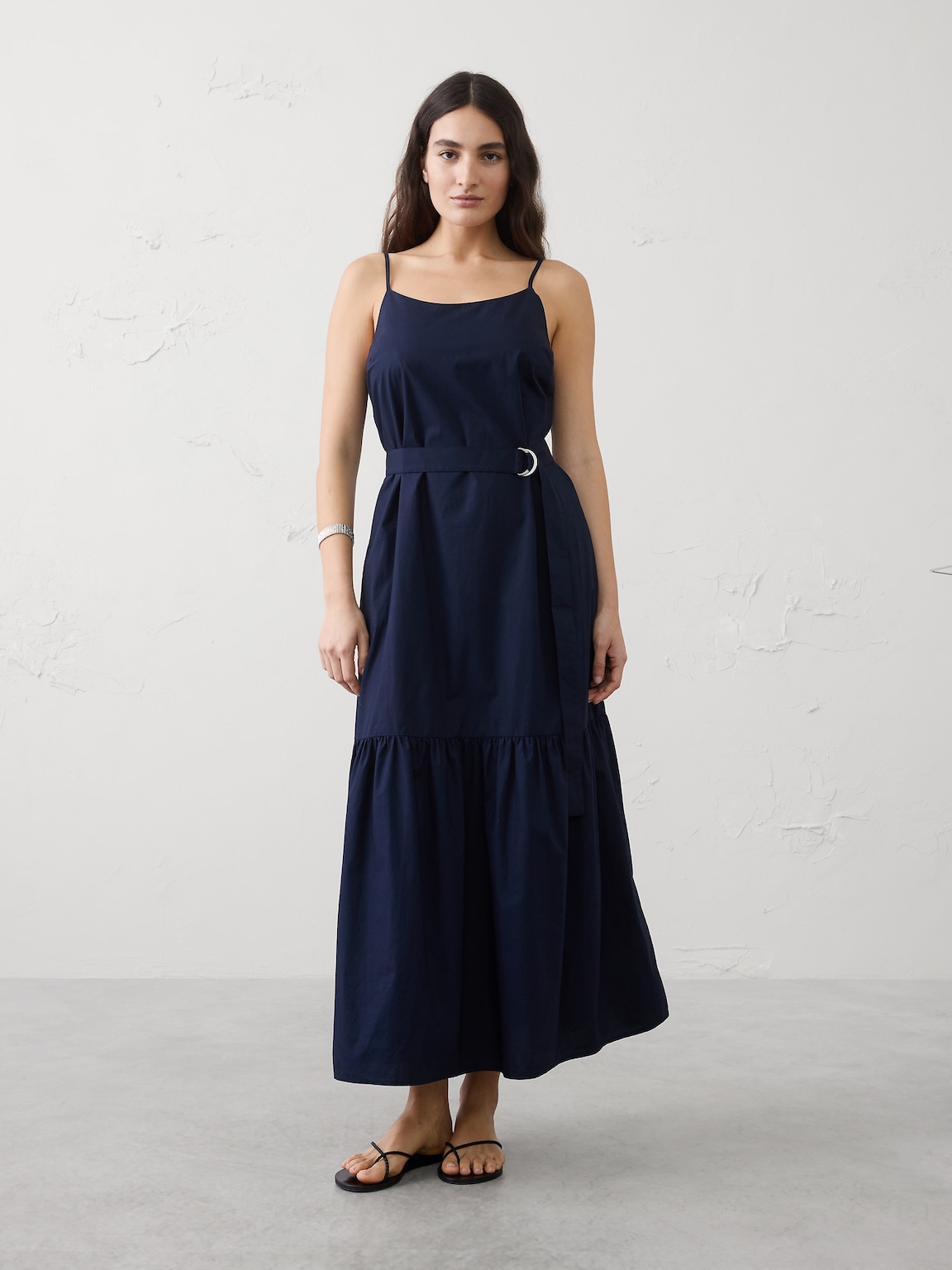 Strappy Tiered Maxi Dress