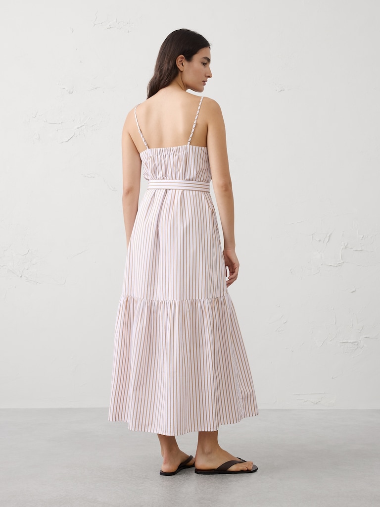 Strappy Tiered Maxi Dress