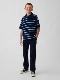 Kids Uniform Stretch Relaxed Straight Khakis
