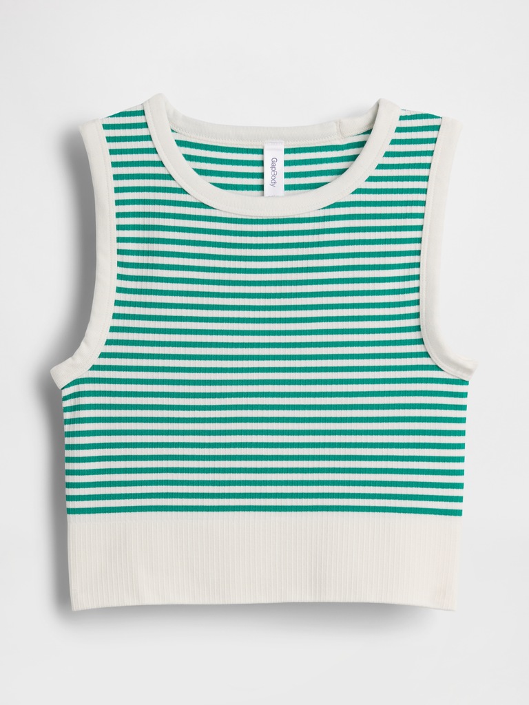 Seamless Rib Crop Tank Top
