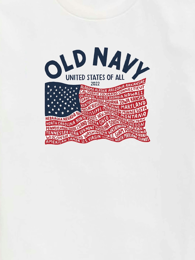 Heritage 2022 Flag Graphic T-Shirt For Kids
