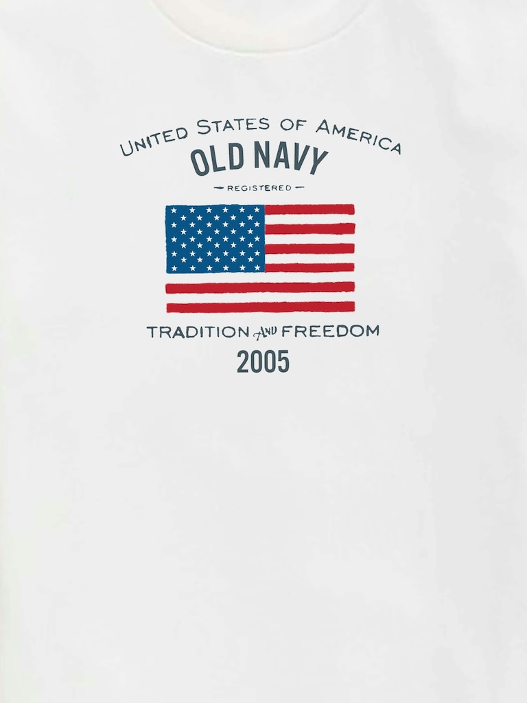 Heritage 2005 Flag Graphic T-Shirt For Kids