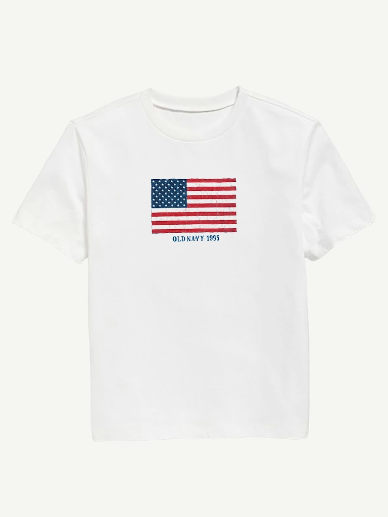Heritage 1995 Flag Graphic T-Shirt For Kids