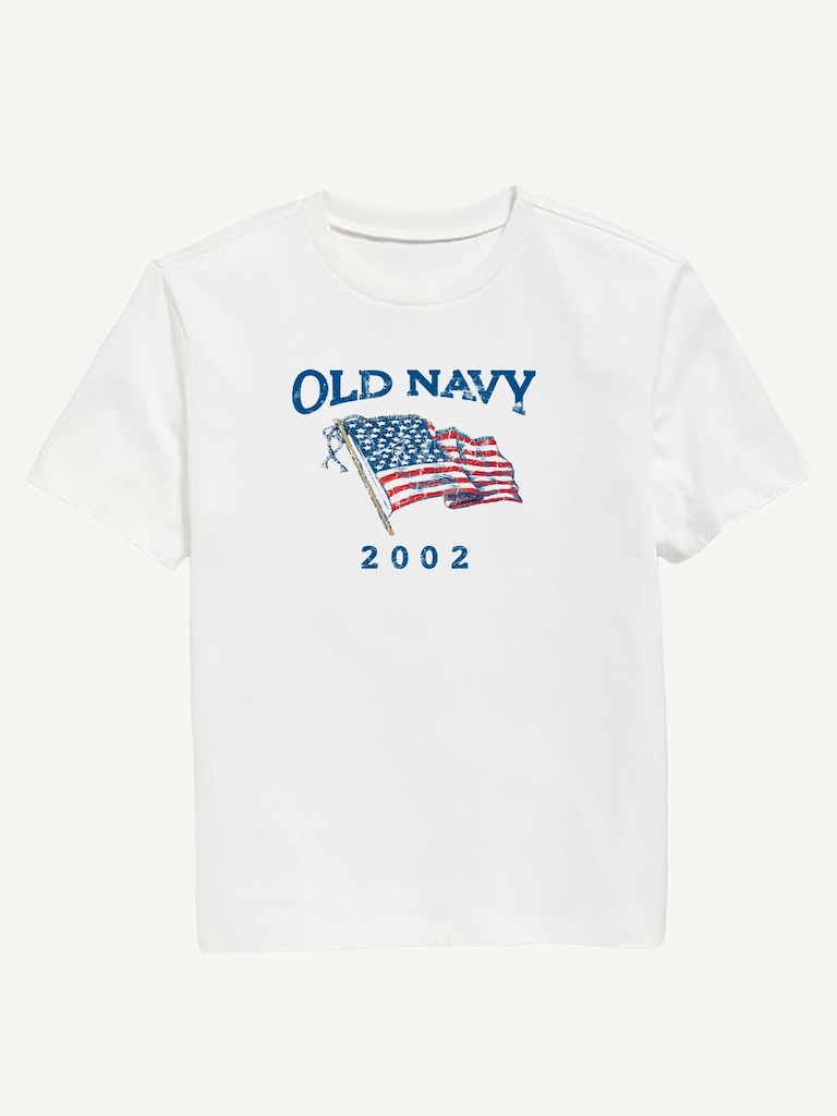 Heritage 2002 Flag Graphic T-Shirt For Kids