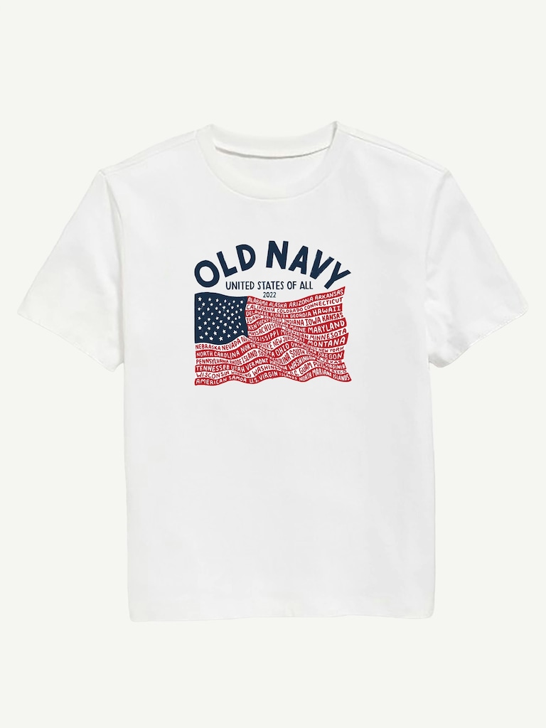 Heritage 2022 Flag Graphic T-Shirt For Kids