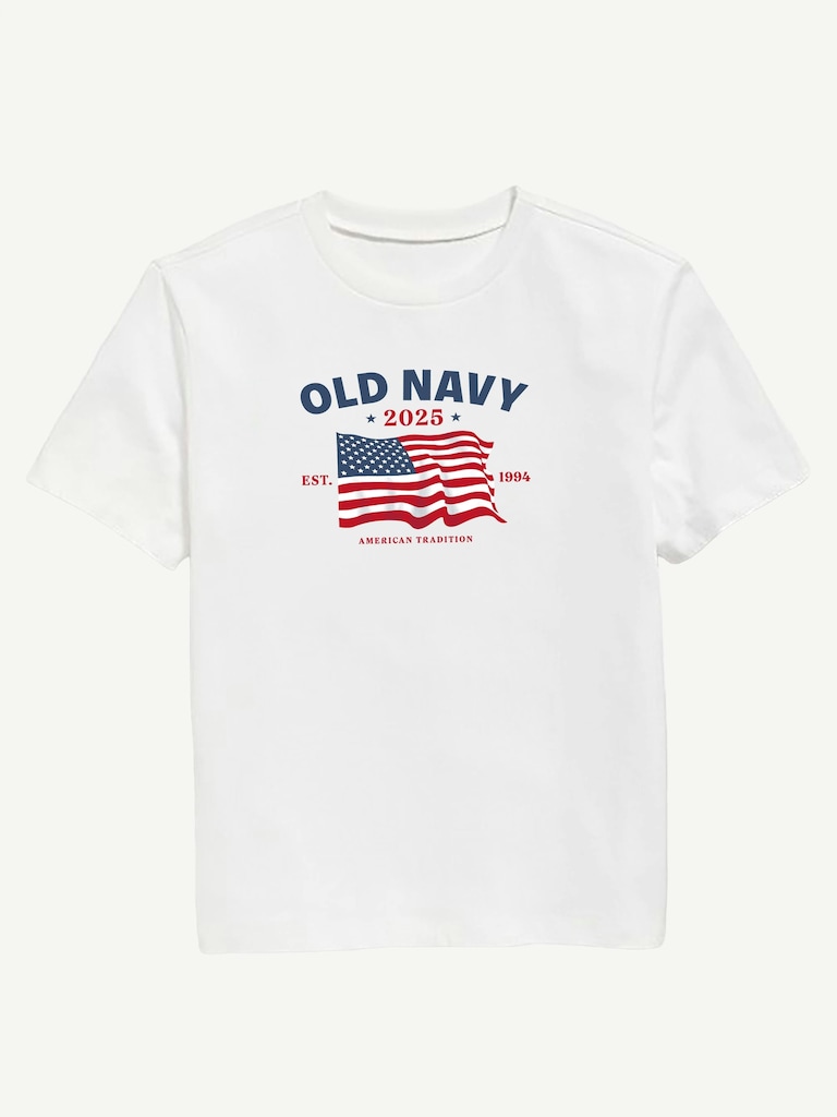 Heritage 2025 Flag Graphic T-Shirt For Kids