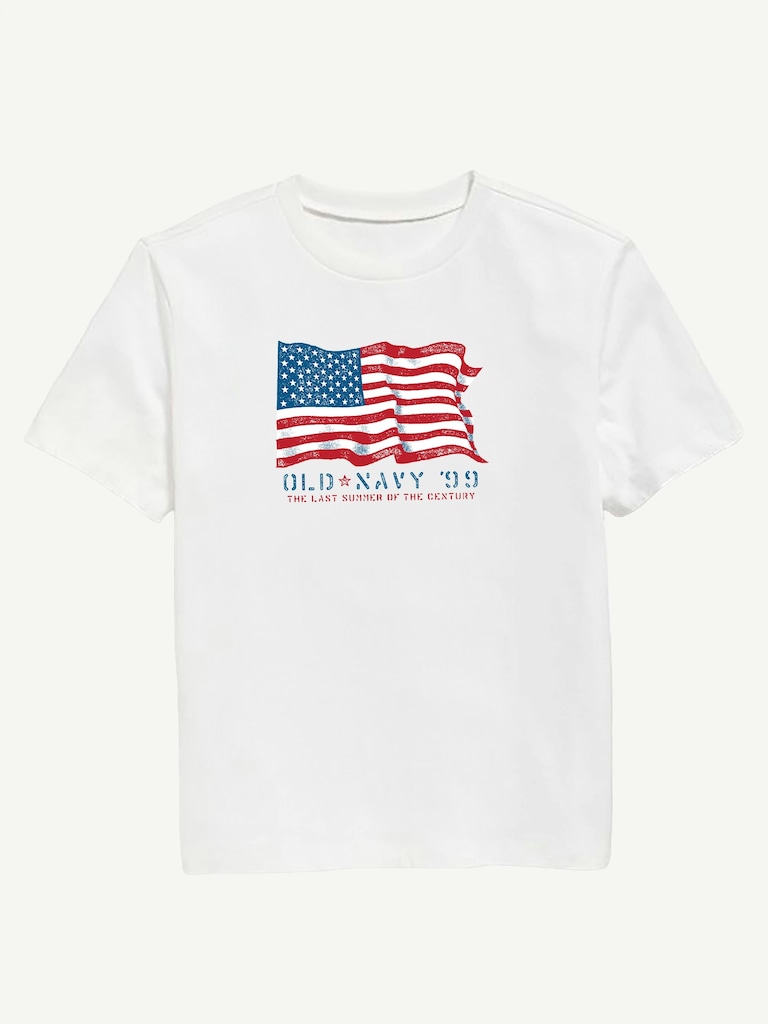 Heritage 1999 Flag Graphic T-Shirt For Kids