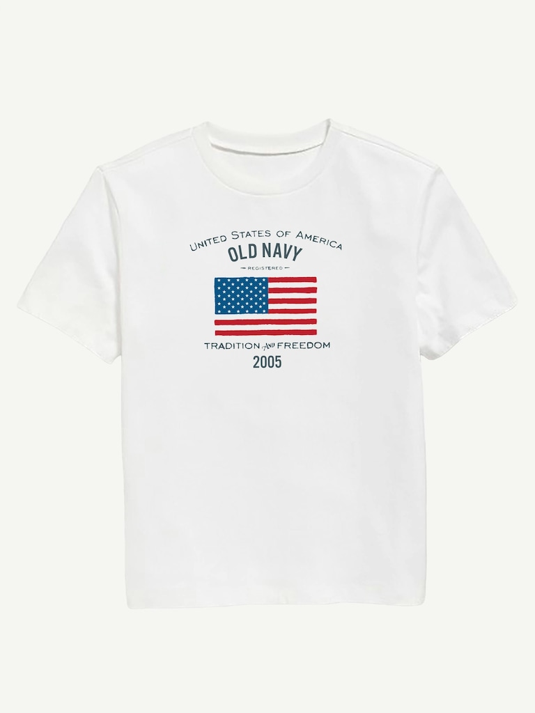 Heritage 2005 Flag Graphic T-Shirt For Kids