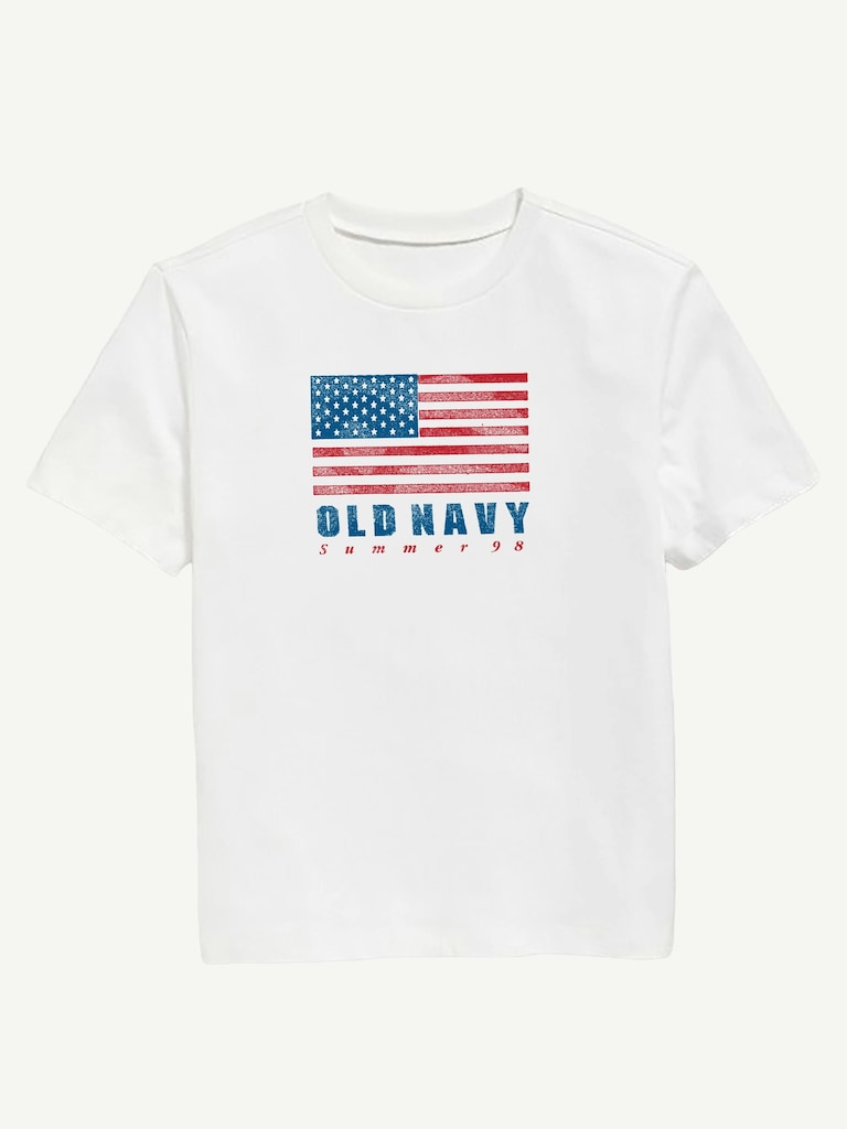 Heritage 1998 Flag Graphic T-Shirt For Kids
