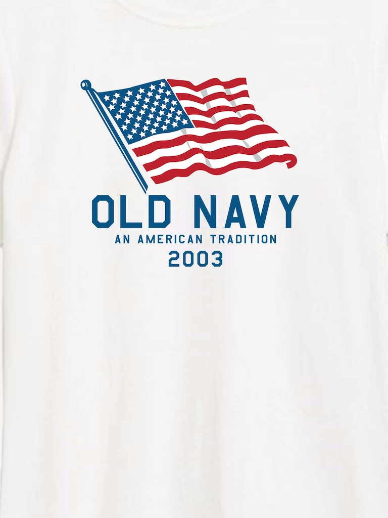 Heirtage 2003 Flag Graphic T-Shirt For Women