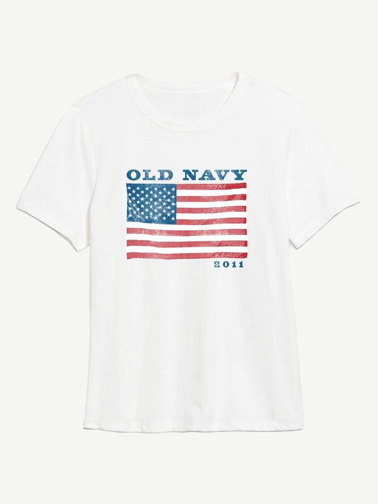 Heritage 2011 Flag Graphic T-Shirt For Women