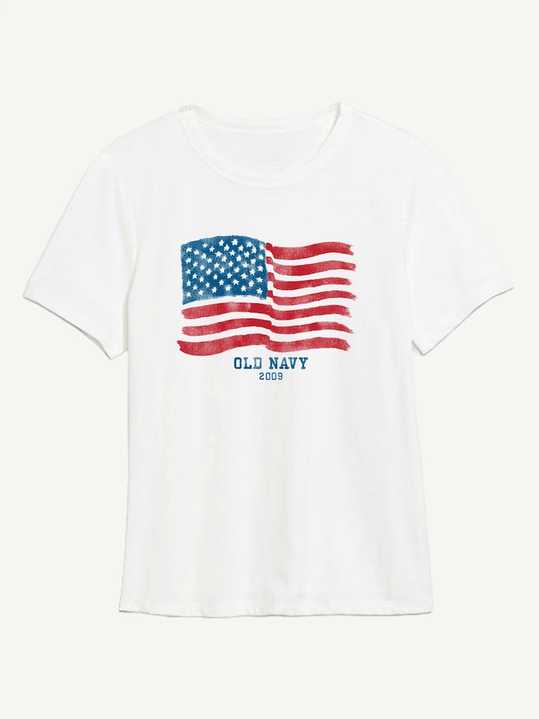 Heritage 2009 Flag Graphic T-Shirt For Women