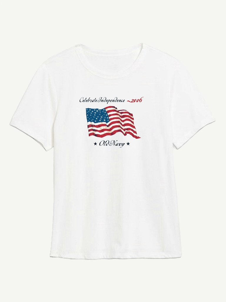 Heritage 2006 Flag Graphic T-Shirt For Women