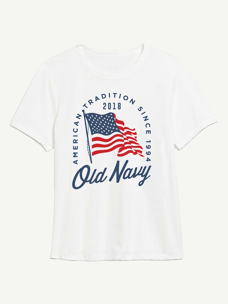 Heritage 2018 Flag Graphic T-Shirt For Women